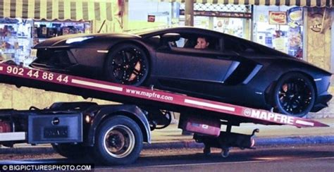 Cristiano Ronaldo's Lamborghini Aventador Breaks Down in Madrid - autoevolution