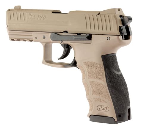 Pistolet 9 Mm à Blanc Hk P30 Tan Fde