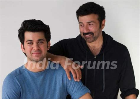 Sunny Deol With His Son Karan Media