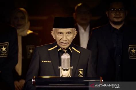 Amien Rais Mendeklarasikan Partai Ummat Berikut Susunan Pengurus