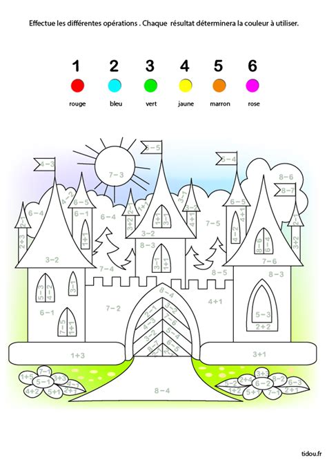 Nouveau De Coloriage Magique Chateau Collection Coloriage Coloriage