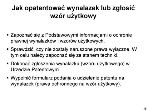 Urz D Patentowy Bazy Patentowe Ppt Pobierz