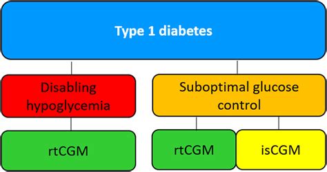 Suggested approach for the choice of CGM in type 1 diabetes | Download ...