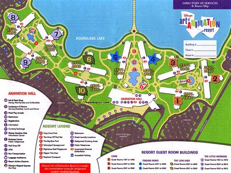 Disney S Art Of Animation Resort Map Pdf - Get More Anythink's