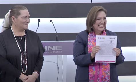 Xóchitl Gálvez Se Registra Ante El Ine Como Candidata Presidencial