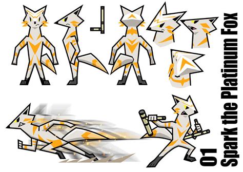 Sparktheplatinumfoxmodelsheet01 By Zackmolis On Deviantart