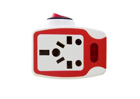 Тройник-адаптер универсальный с выключателем и подсветкой — купить в ...