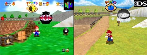 Mario 64 N64 Vs Ds