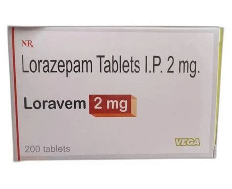 Lorazepam Tablets Ip 2 Mg Online UK At Rs 2000 Box In Kolkata ID