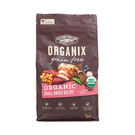 Castor & Pollux Organix Grain Free Dog Food, Small Breed Recipe - Thrive Market