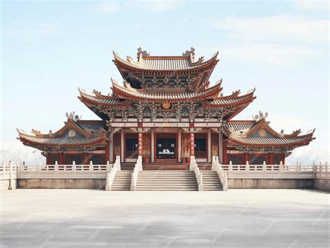 Premium AI Image | Traditional Chinese temple