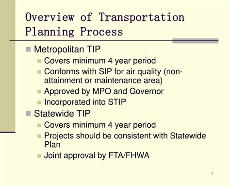 PPT How To Succeed In Statewide And MPO Transportation Planning