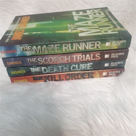 Maze Runner Book Series, Hobbies & Toys, Books & Magazines, Children's Books on Carousell