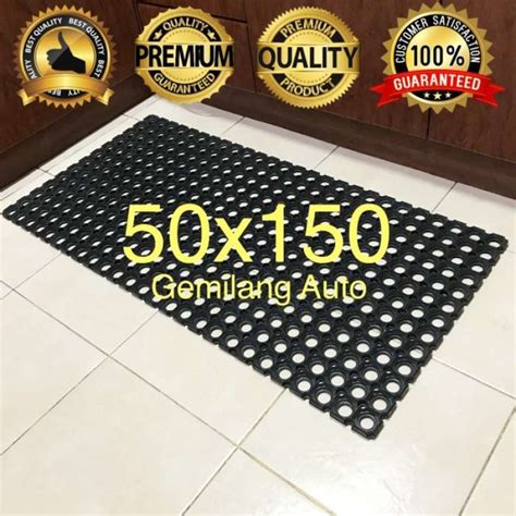 Promo Keset Karpet Karet Anti Slip Kamar Mandi Toilet Dapur Wudhu 50 X