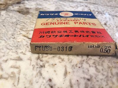 Nos Kawasaki Piston Ring Set Genuine Oem Part F O S F