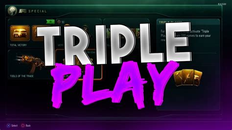 BEST WAY TO UNLOCK TRIPLE PLAY WEAPON BRIBE IN BLACK OPS 3 BO3 FREE