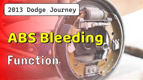 How To Use Abs Bleeding Function On Sds Dodge Journey Youtube