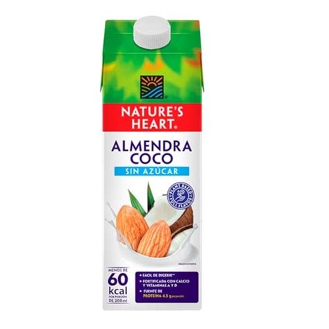 Natures Heart Bebida De Coco Sin Azúcar 12 X 946ml