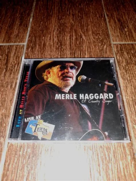 Live At Billy Bobs Texas Ol Country Singer Di Merle Haggard Cd