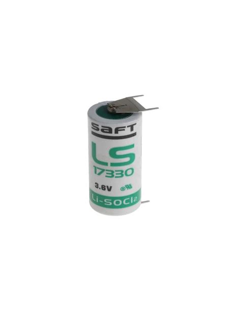 Saft LS17330 PC Pins 2 Pin Positive 1 Pin Negative