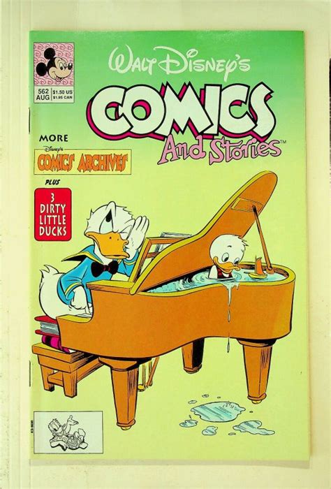 Walt Disneys Comics And Stories 562 Aug 1991 Gladstone Near Mint