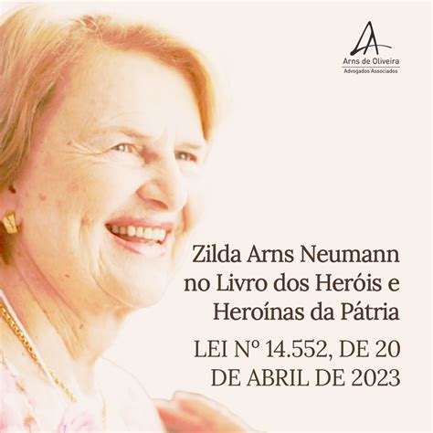 Nome De Zilda Arns Está Inscrito No Livro Dos Heróis E Heroínas Da