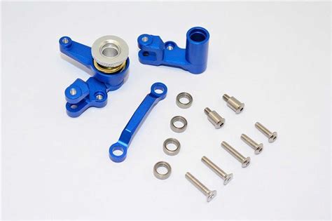 Gpm Aluminium Lenkungs Set Mit Kugellager Blau Trx Xo