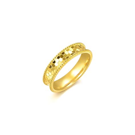 Mirror Gold 999 Gold Ring 93547R Chow Sang Sang Jewellery