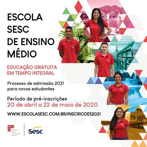 Escola Sesc De Ensino Médio Abre Processo Seletivo 2021 Sesc Roraima