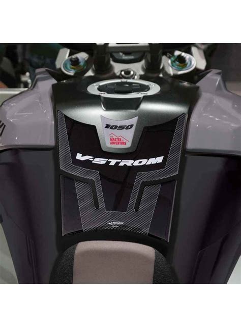 Adesivo 3D Paraserbatoio Resina Moto Compatibile Con Suzuki V Strom