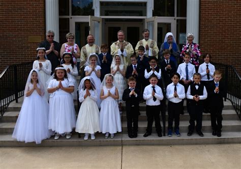 2021 First Communion Class Sacred Heart Church Bowie Md