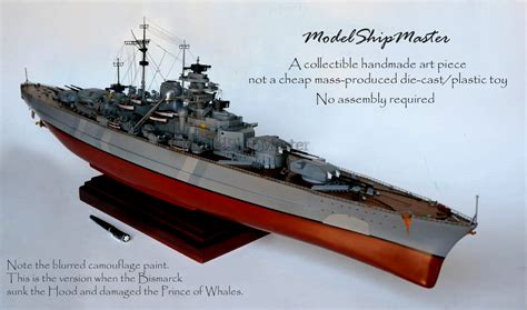 Bismarck battleship model