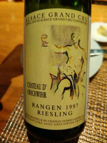 1997 Château d Orschwihr Riesling Alsace Grand Cru Rangen Vivino US