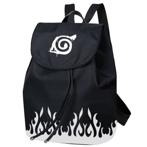 Mochila Naruto Uzumaki Mang Anime Aldeia Da Folha Chamas Unissex