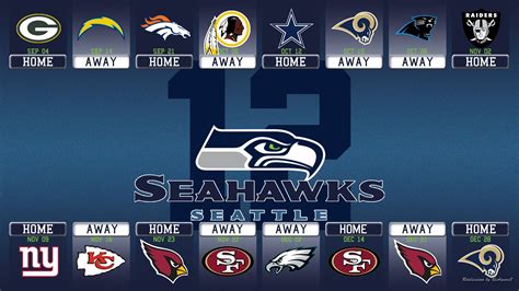 Seattle Seahawks Schedule Wallpaper - WallpaperSafari