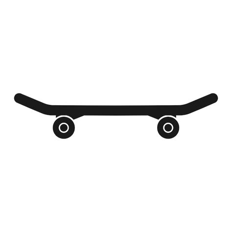 Icono De Patineta Vector Premium