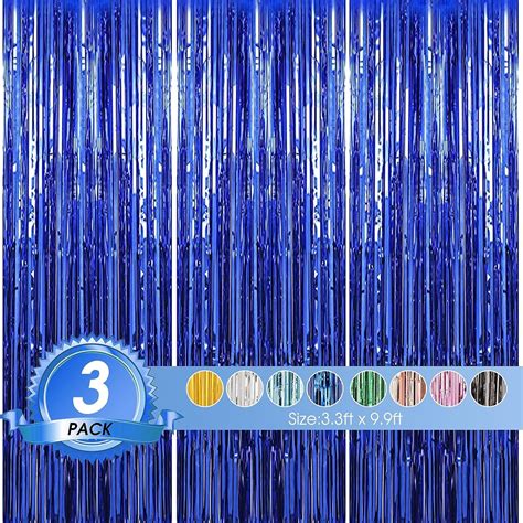 Amazon Birthday Party Decorations Pack X Ft Blue Foil