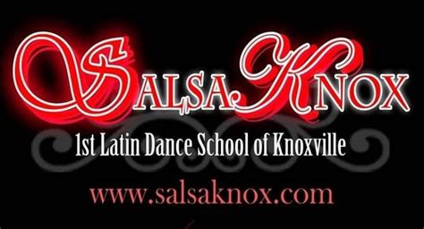 Salsa Nox Logo With The Words Latin Dance School Of Knovville