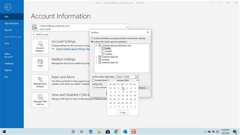 How To Archive Emails In Microsoft Outlook Inbox