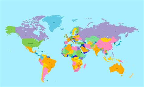 World Map Countries, Continents and Capitals - See Full Map List