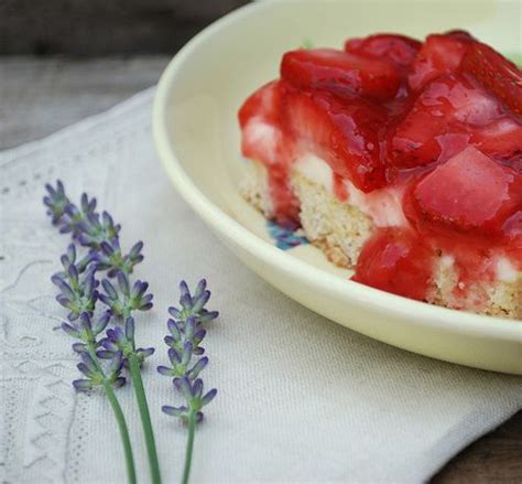 Strawberries Cream Squares 2 By Firefly64 Via Flickr Blue Desserts