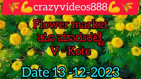 Today V Kota Flower Market Rates