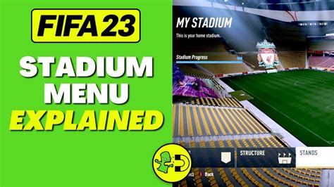 FIFA 23 Stadium Menu Explained Ultimate Team YouTube