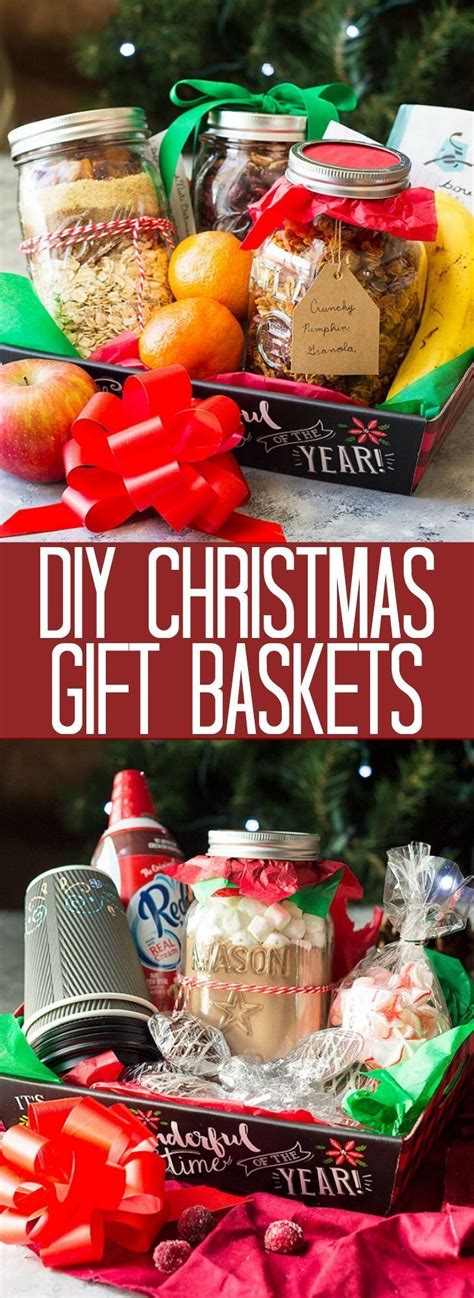 These Diy Christmas T Baskets Are The Perfect T For All Your Foodie Friend Hausgemachte