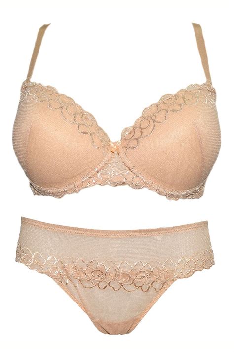 Set Lenjerie Intima Dama Venerastyle Debute 11 1 Crem Nude 75c Eu