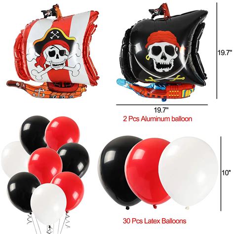 Pirate Party Supplies Decorations Happy Birthday Banner Pirate Cake