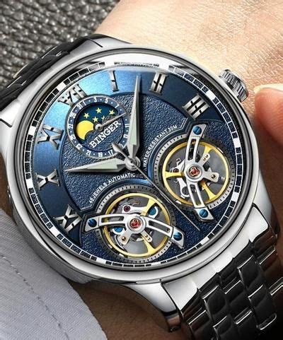 Double Tourbillon Switzerland Brands Watches Binger Original Men S