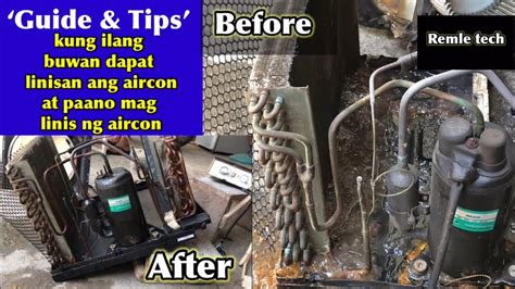 Guide And Tips Kung Ilang Buwan Dapat Linisan Ang Aircon Paano Mag Linis Ng Aircon Youtube