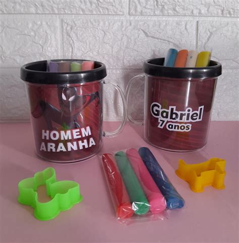 Kit Massinha Na Caneca Homem Aranha Elo Produtos Especiais