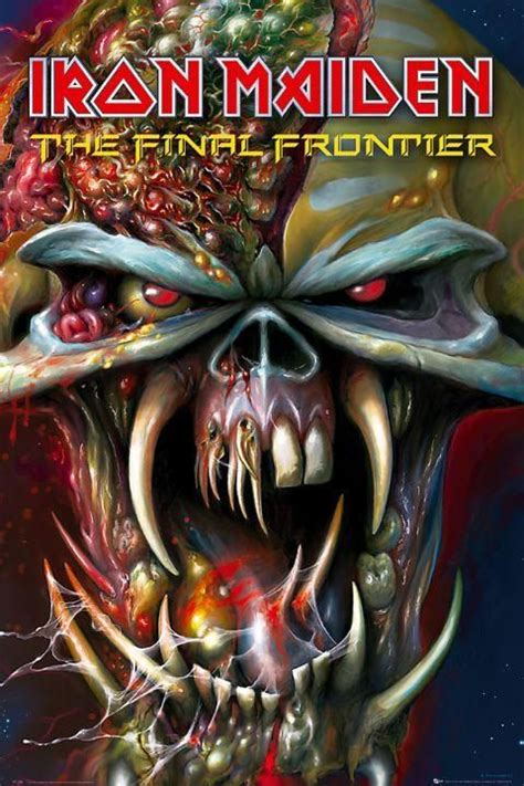 Iron Maiden Posters Iron Maiden The Final Frontier Poster Lp1402 Iron Maiden Iron Maiden